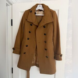 Burberry Brit Tan and Brown Coat